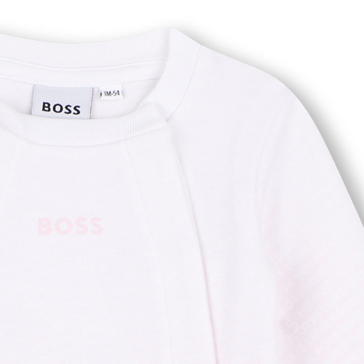 BOSS Mameluco para bebe niña rosa con babero y gorrito