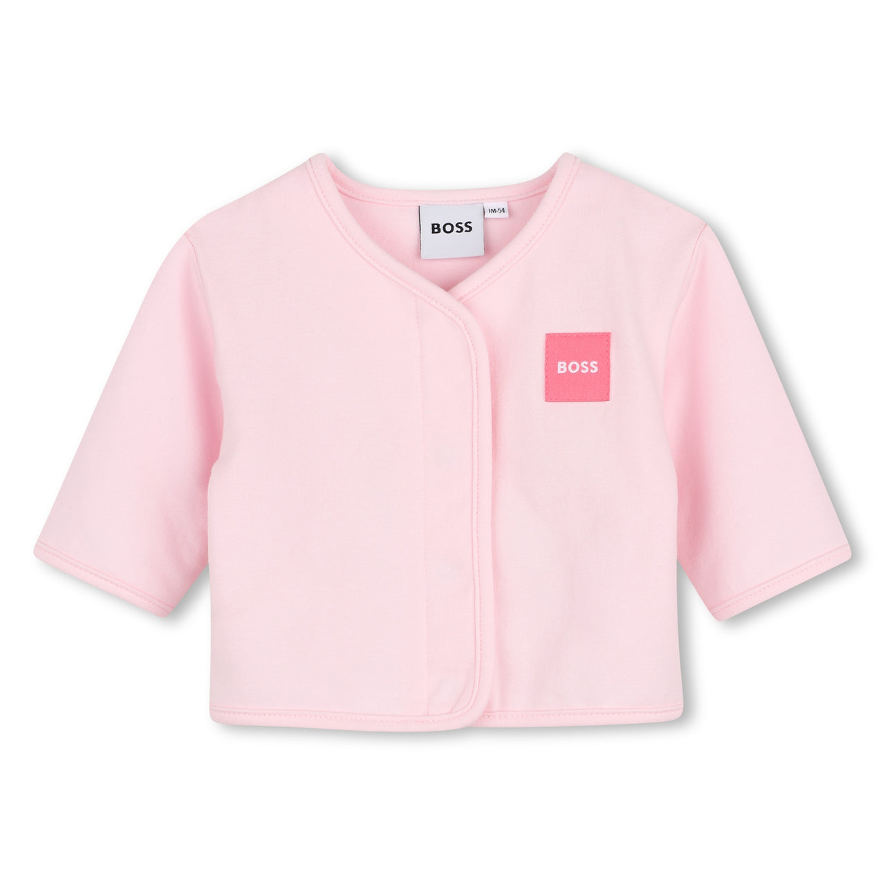 BOSS Set con playera para bebe niña rosa