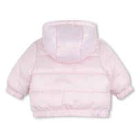 Thumbnail for BOSS Chamarra para bebe, niña, reversible, rosa y blanco