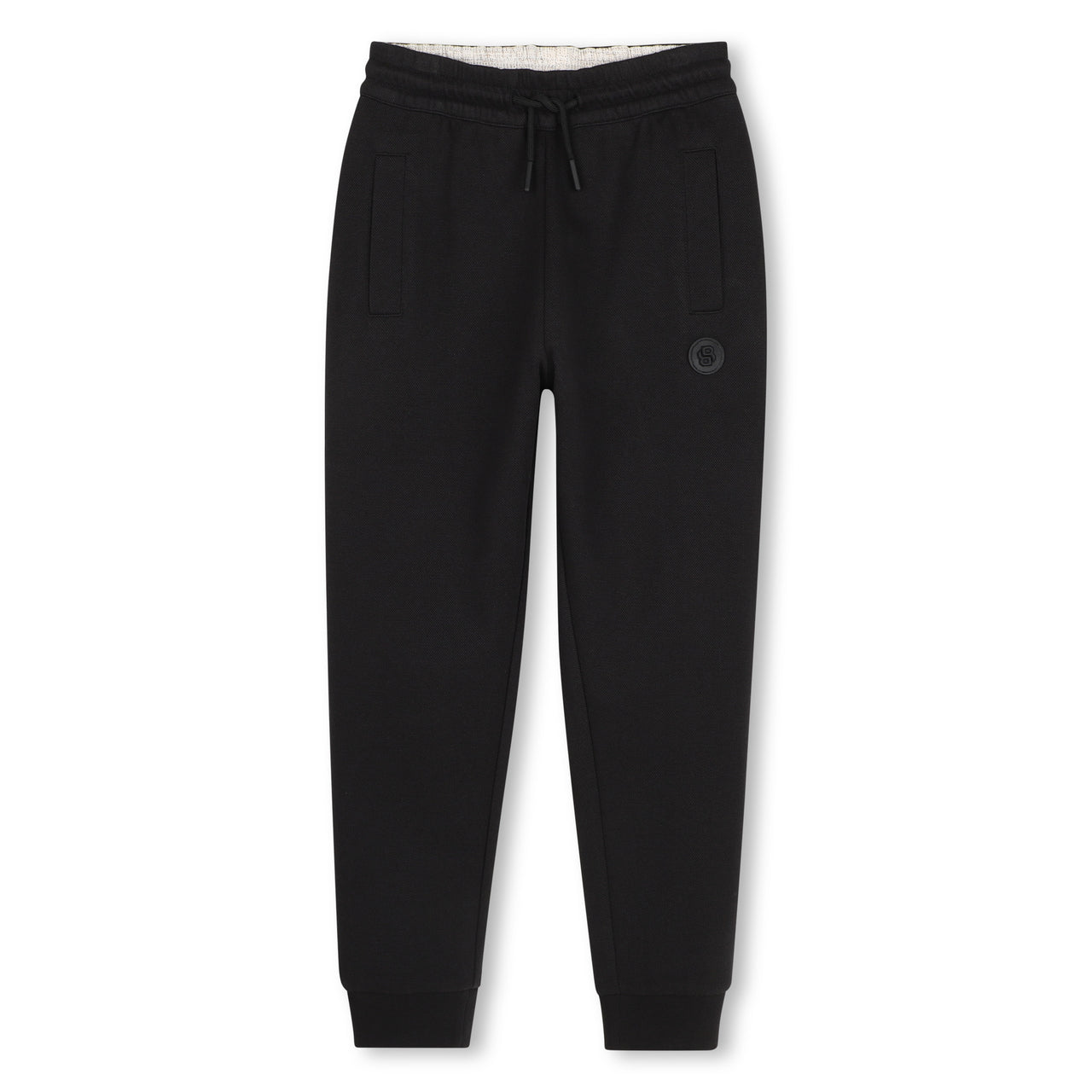 BOSS Set de pants Negro para niño y teen pequeño logo al tono