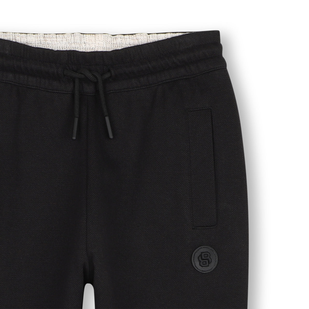 BOSS Set de pants Negro para niño y teen pequeño logo al tono