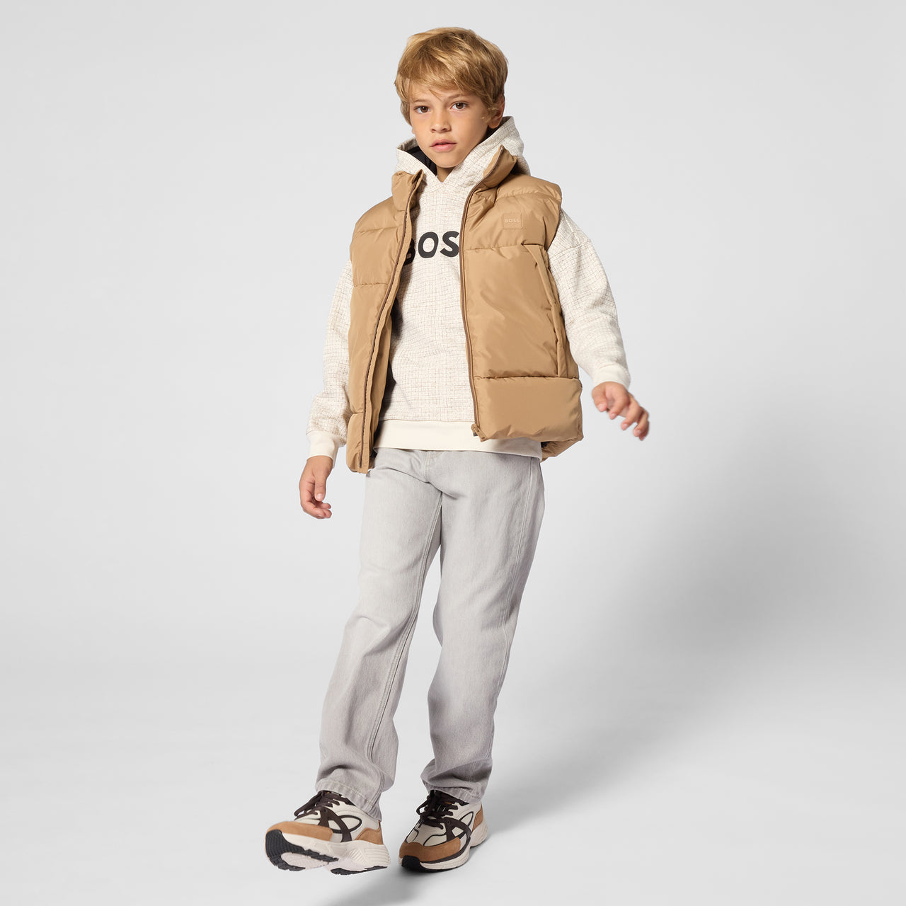 BOSS Jeans para niño y teen gris