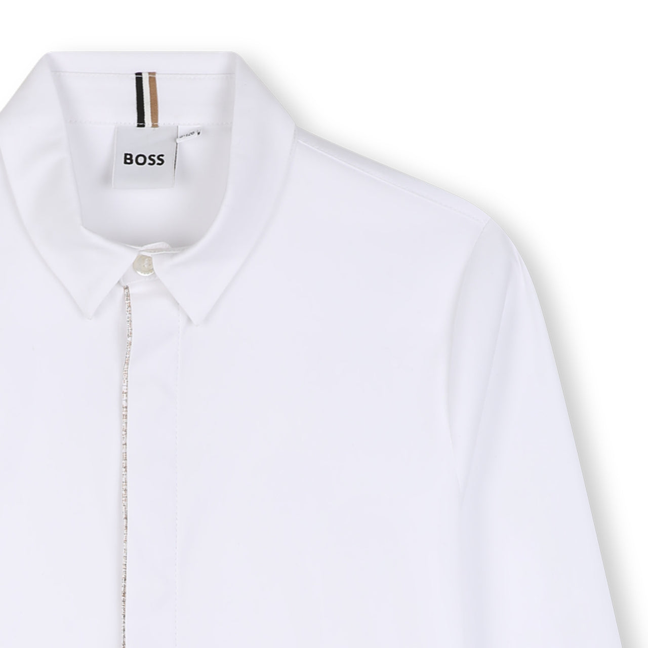 BOSS Camisa para niño y teen blanca