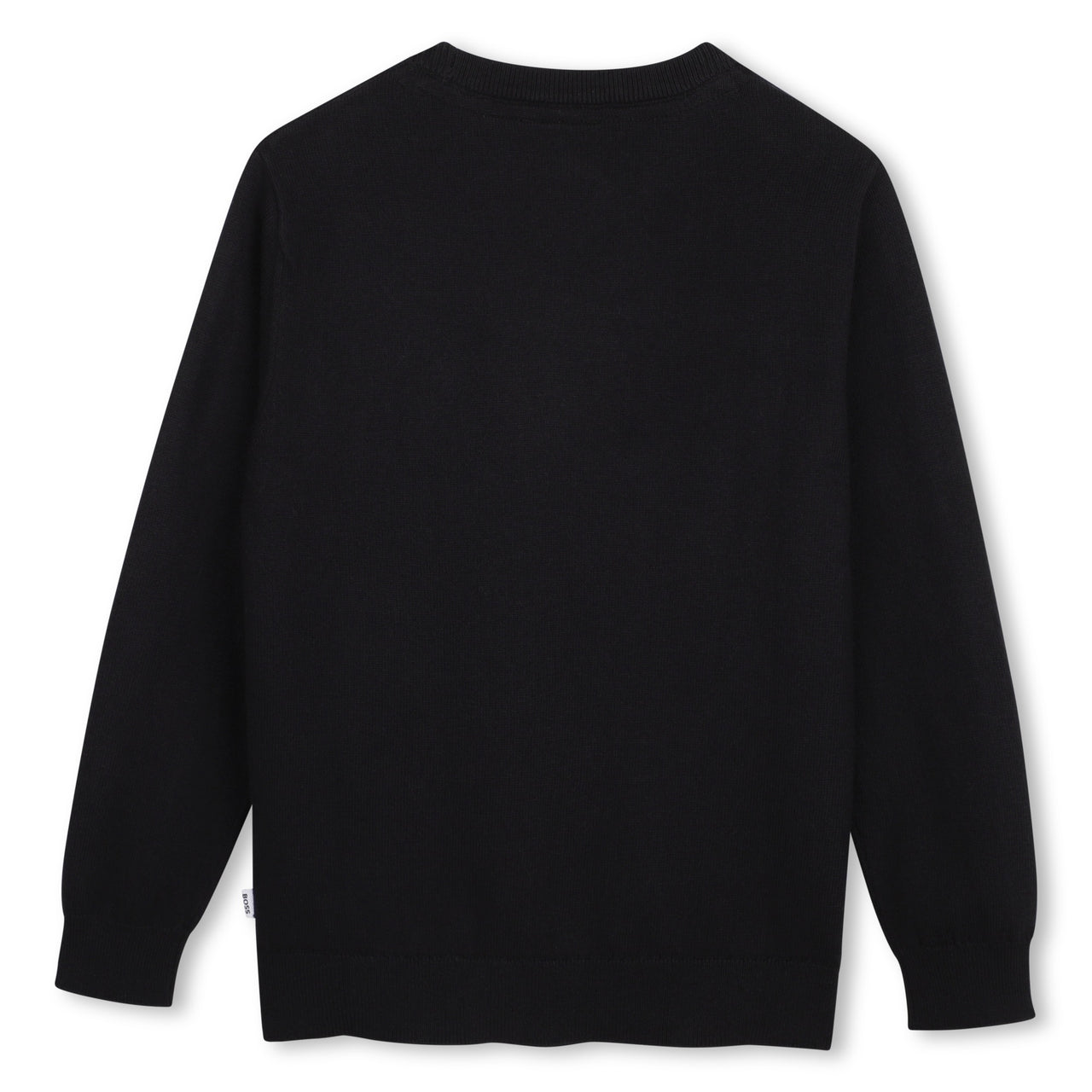 BOSS Sweter para niño y teen tribanda negro