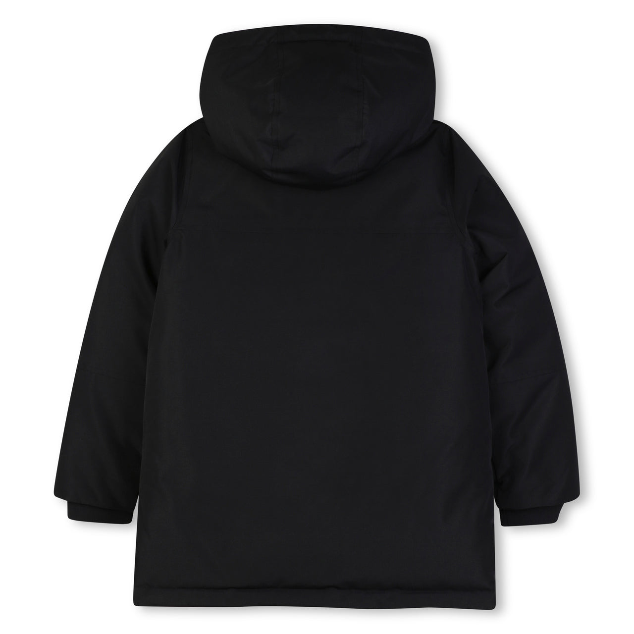 BOSS Chamarra parka para niño y teen negra