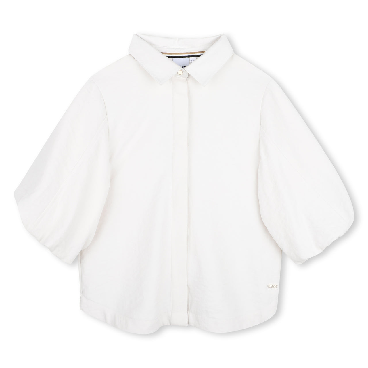 BOSS blusa para niña blanca full fashion