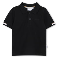Thumbnail for BOSS Polo para bebe color negro tribanda en la manga