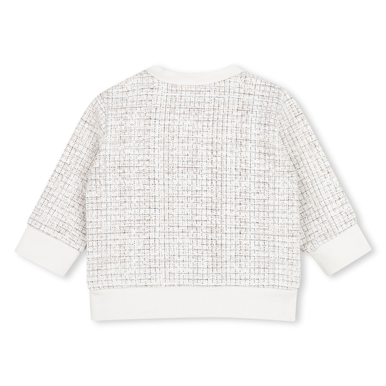 BOSS sudadera para bebe jacrd tonos beige