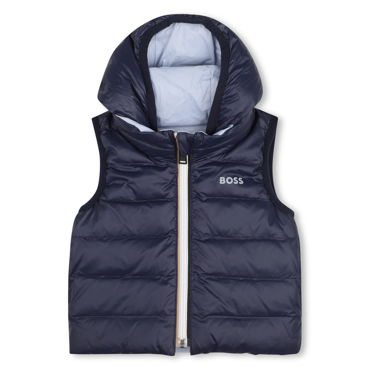 BOSS Chaleco para bebe reversible, cielo y marino