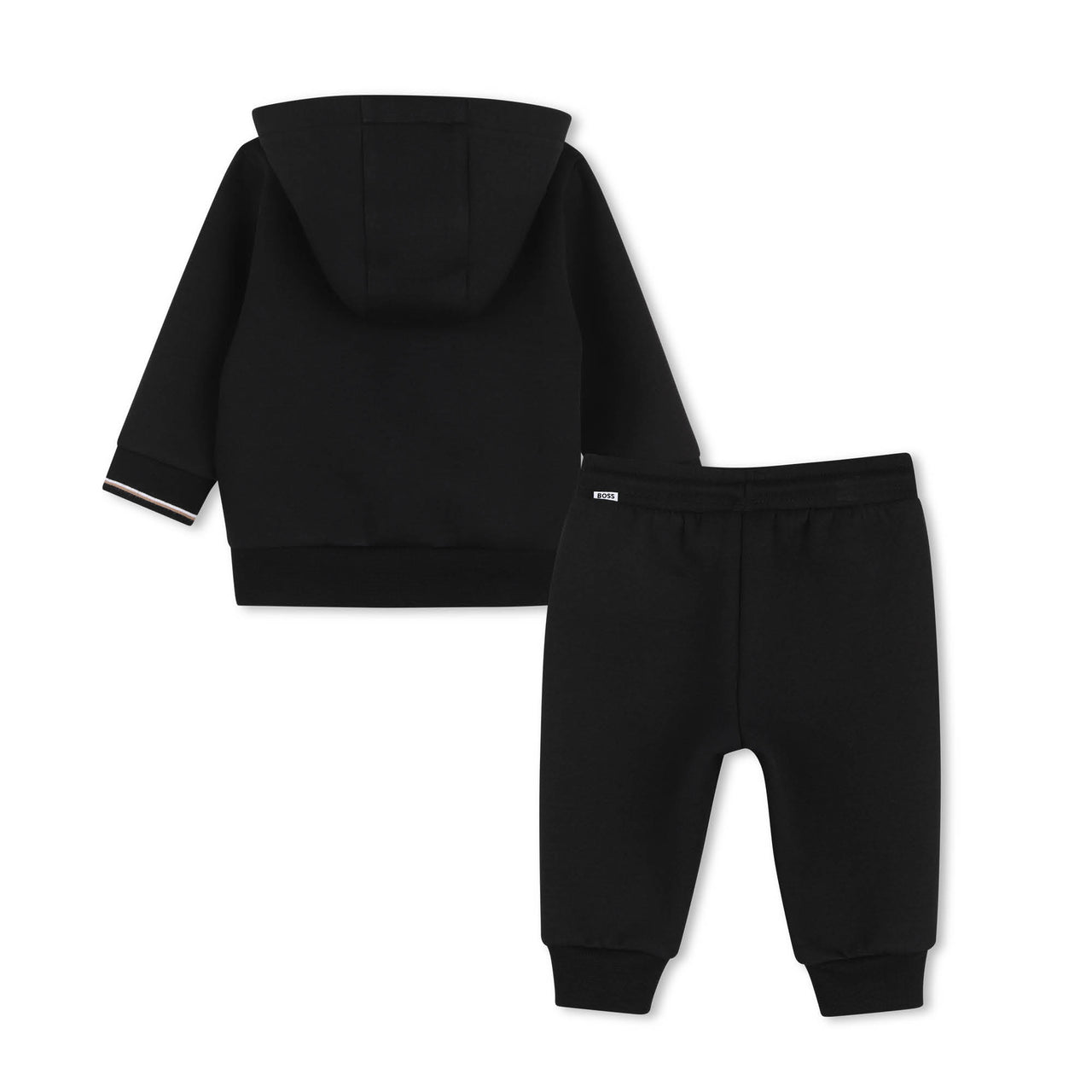 BOSS Set de pants para bebe negro tibanda