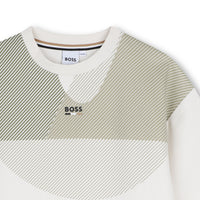 Thumbnail for BOSS Playera para niño all over tonos beige