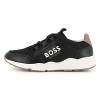 Thumbnail for BOSS Tenis para niño unisex negros triple logo