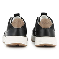 Thumbnail for BOSS Tenis para niño unisex negros triple logo