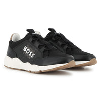Thumbnail for BOSS Tenis para niño unisex negros triple logo
