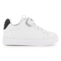 Thumbnail for BOSS tenis para bebe con agujetas simuladas blanco, cierre con velcro