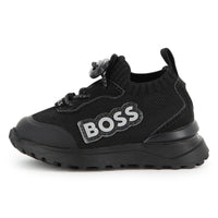 Thumbnail for BOSS Tenis para bebe tonos negros ajustables