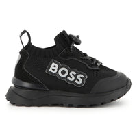 Thumbnail for BOSS Tenis para bebe tonos negros ajustables