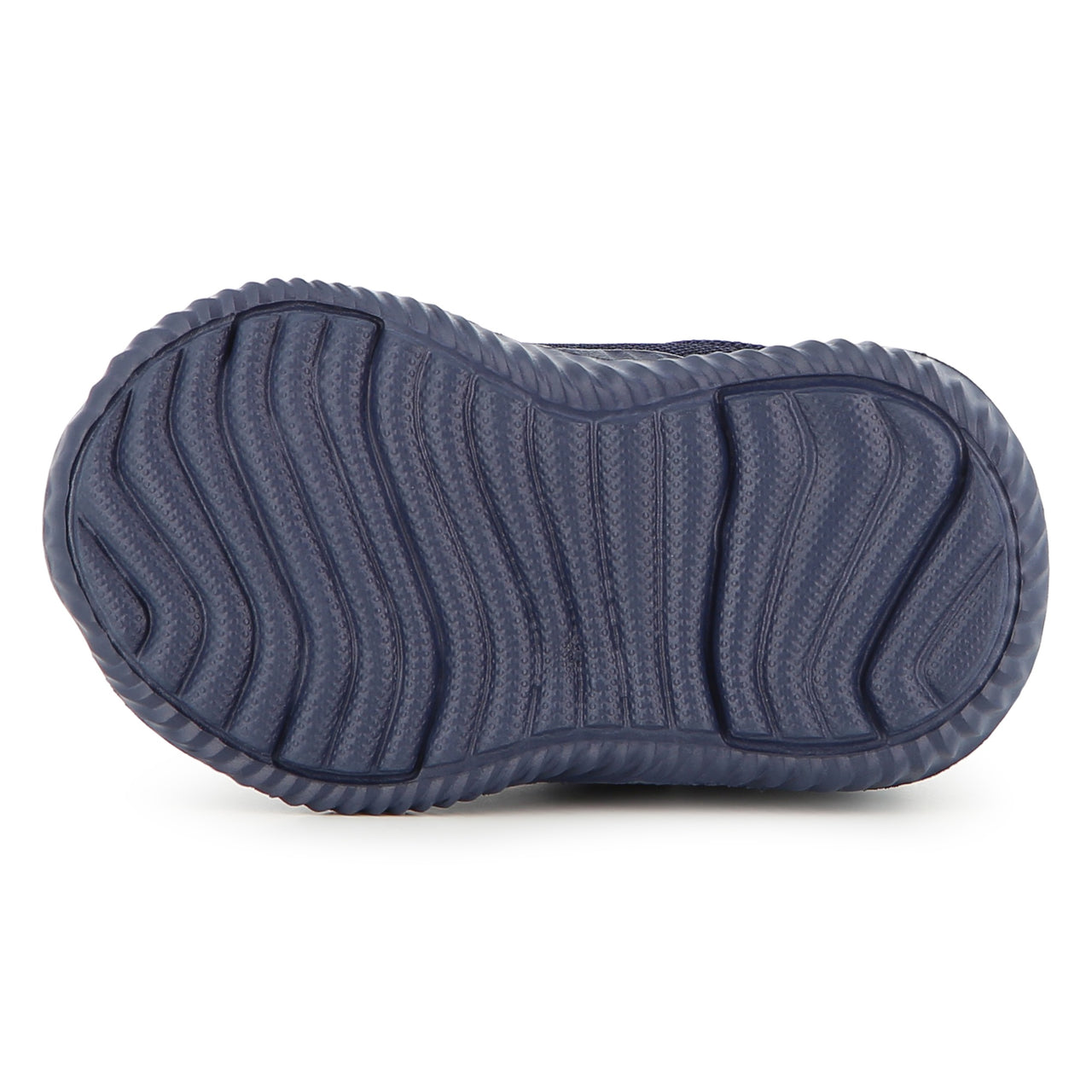 BOSS tenis para bebe con agujetas simuladas elasticas, azul marino