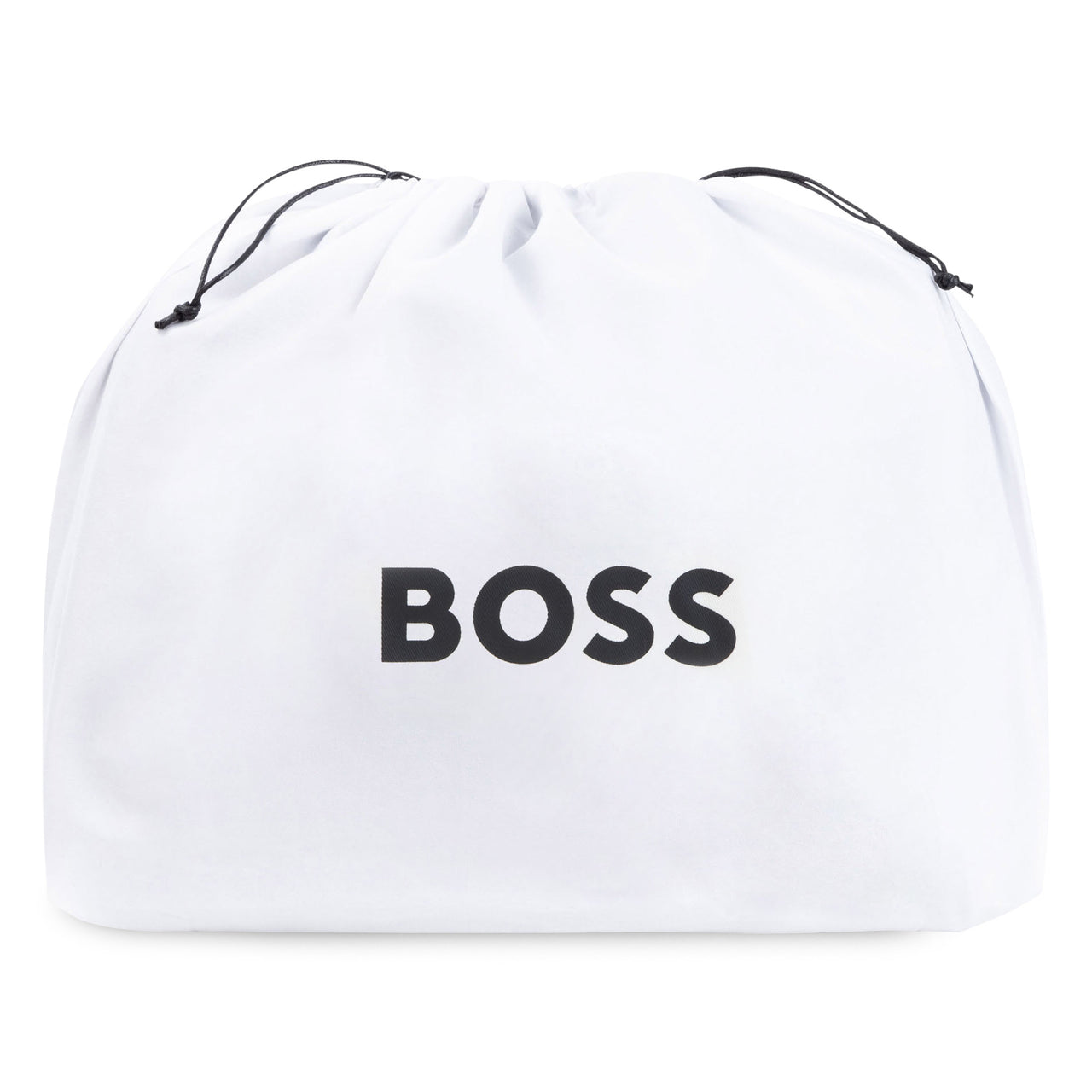 BOSS Pañalera negra logo al tono