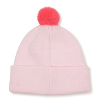 Thumbnail for BOSS Gorro para bebe niña rosa con pompon