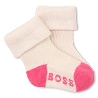 Thumbnail for BOSS Set de 3 pares de calcetines para bebe niña en tonos rosas