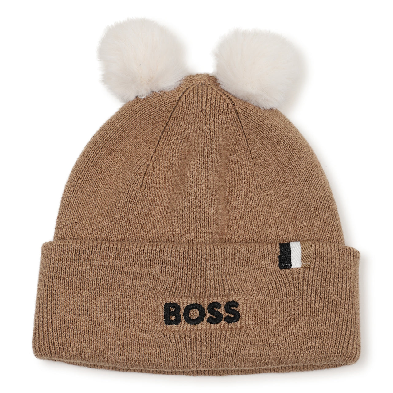 BOSS Gorro para bebe unisex con orejitas color cookie