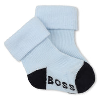 Thumbnail for BOSS Set de 3 pares de calcetines para bebe en tonos azules