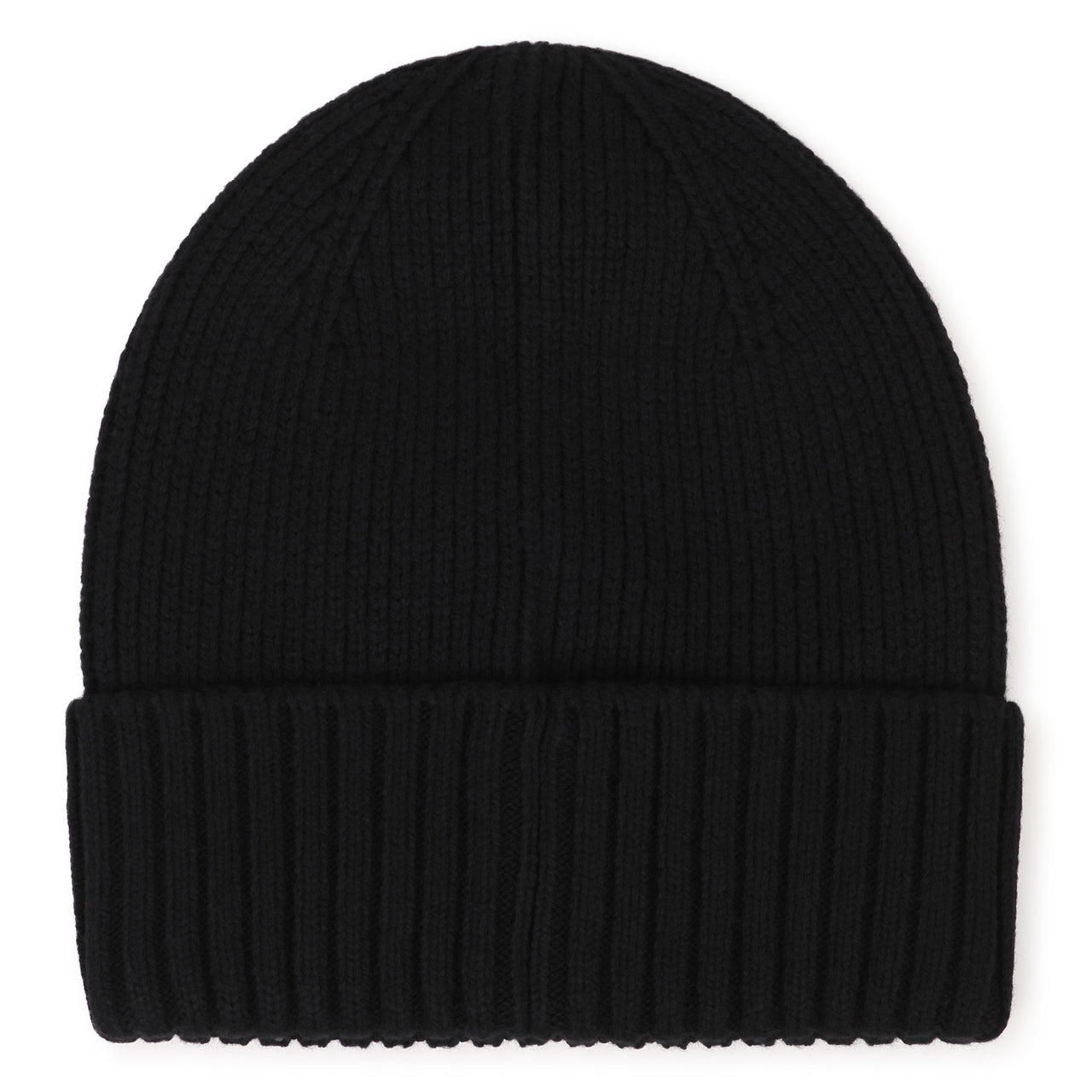 BOSS Gorro para bebe negro parche al frente