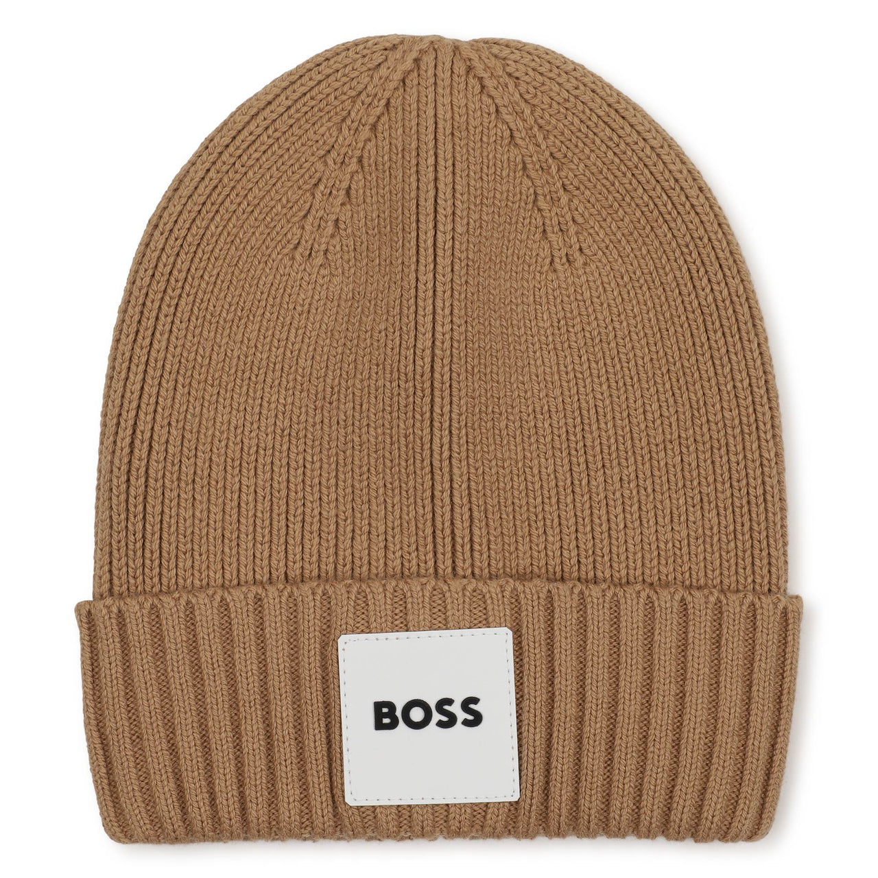 BOSS Gorro para bebe color cookie parche al frente