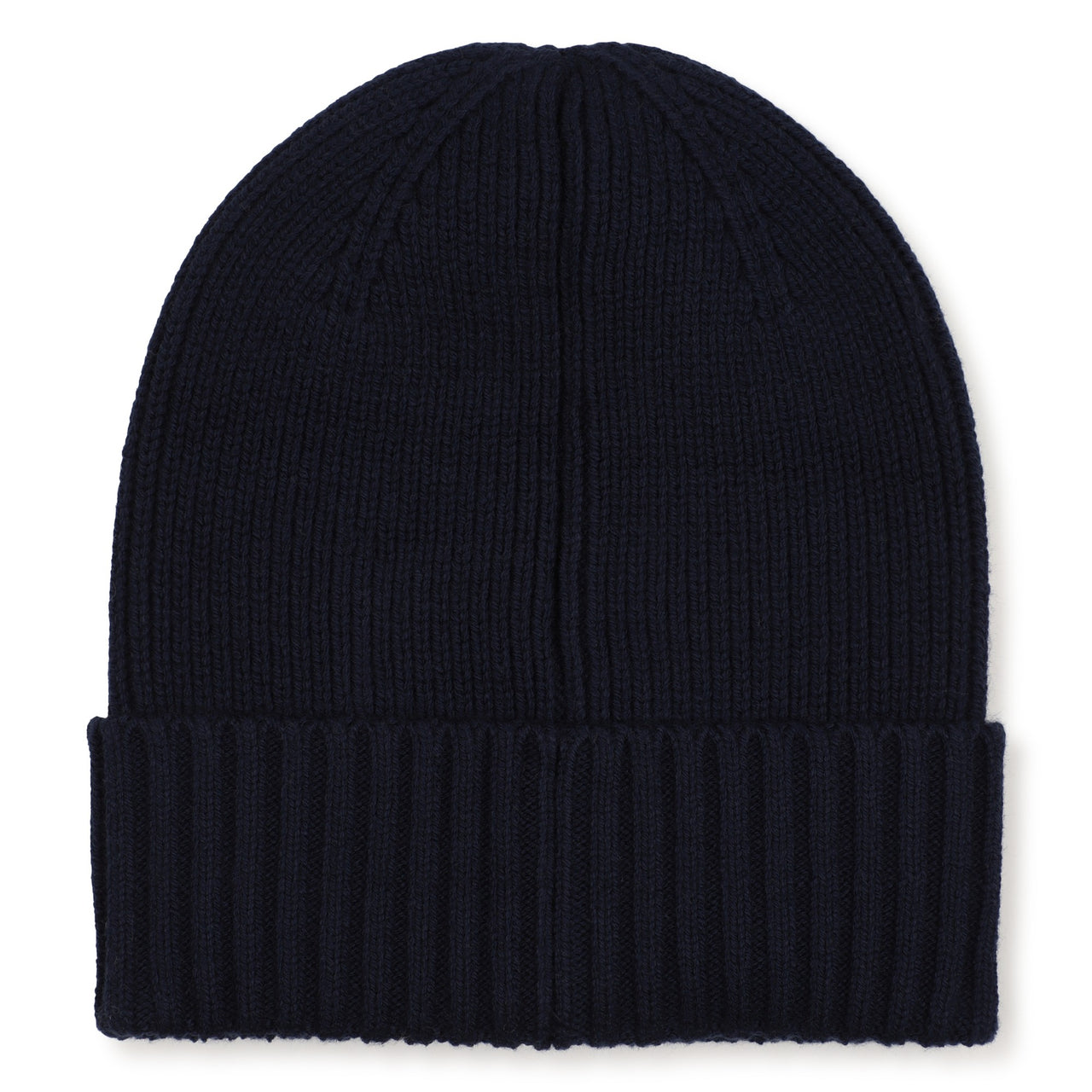 BOSS Gorro para bebe color azul marino parche al frente