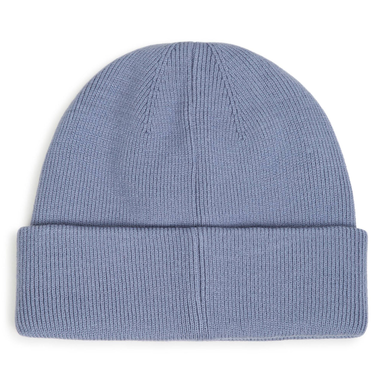 BOSS Gorro para niño y teen color azul tejido big logo letras blancas