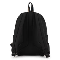 Thumbnail for BOSS backpack para niño y teen unisex bicolor negra y cookie logo, al frente, al tono