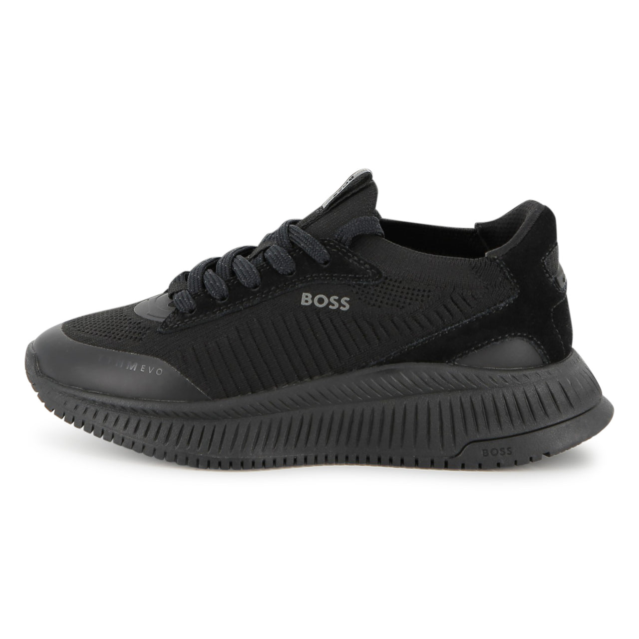 BOSS Tenis negros logo al tono
