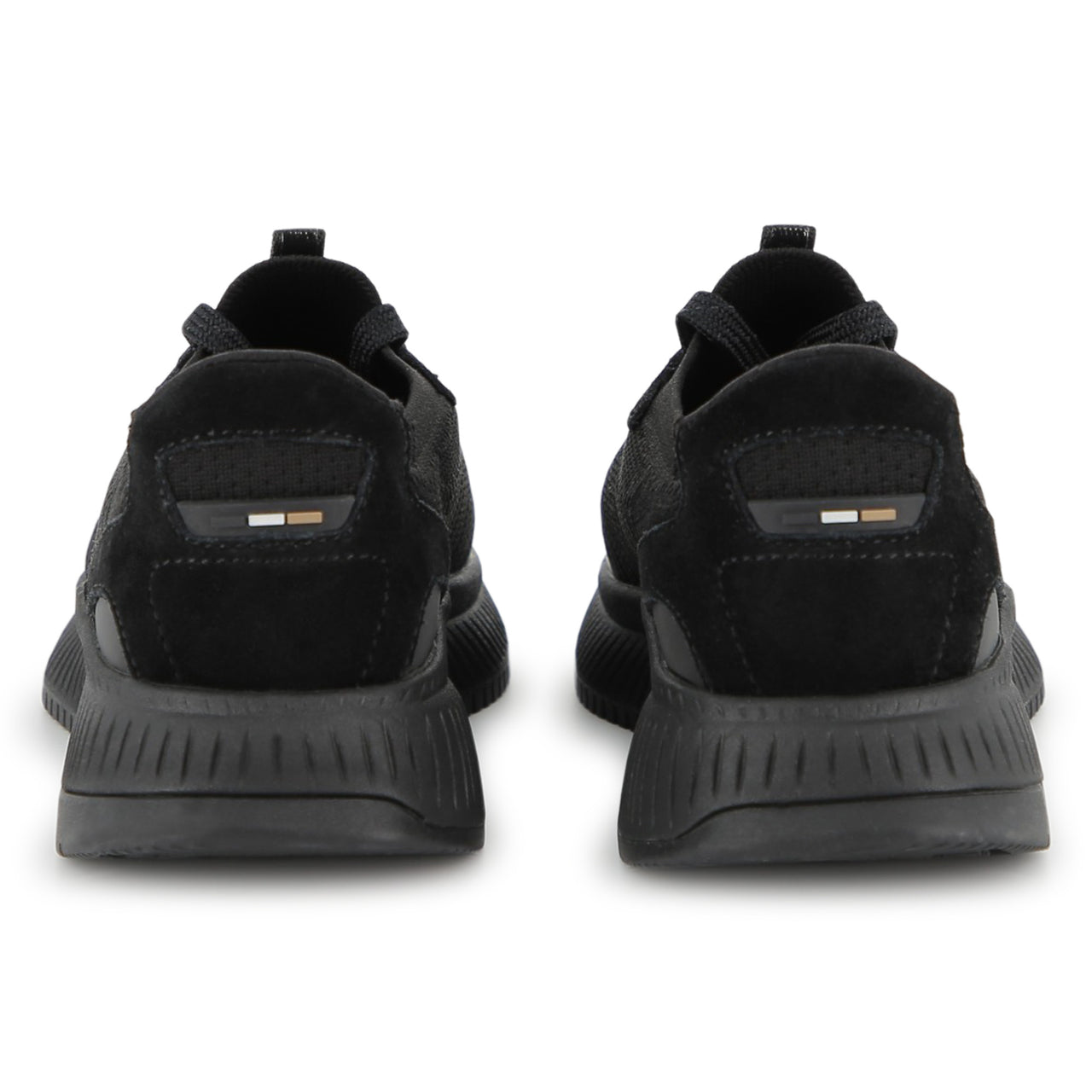 BOSS Tenis negros logo al tono