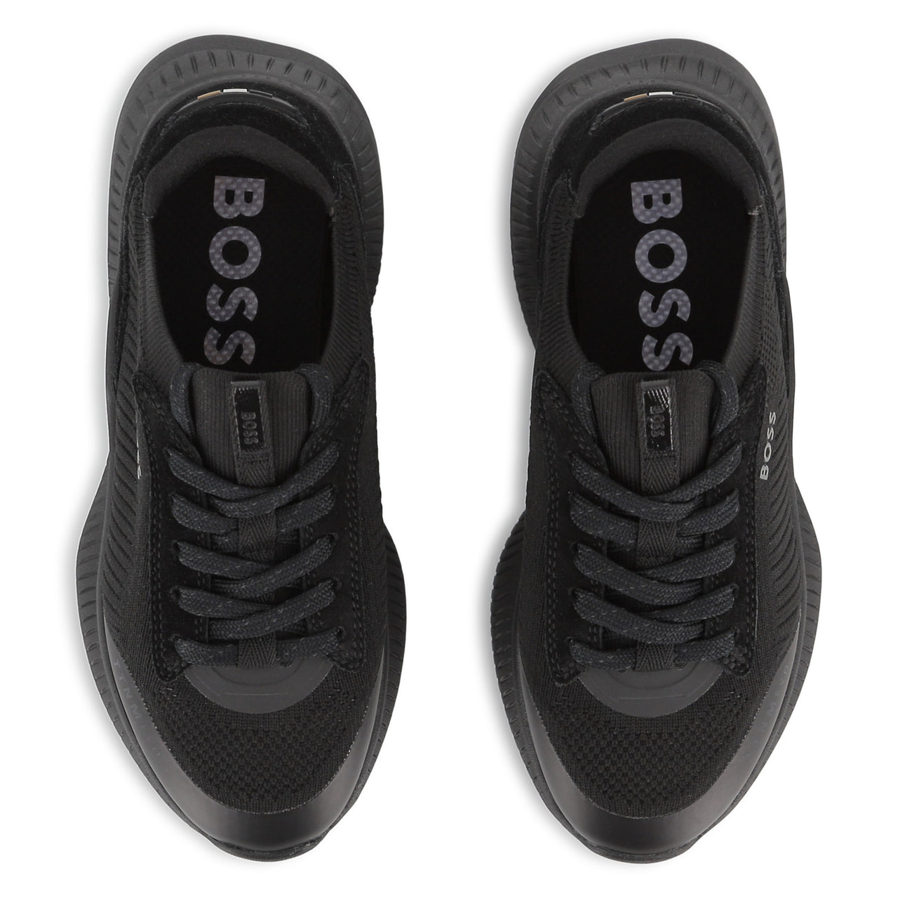 BOSS Tenis negros logo al tono