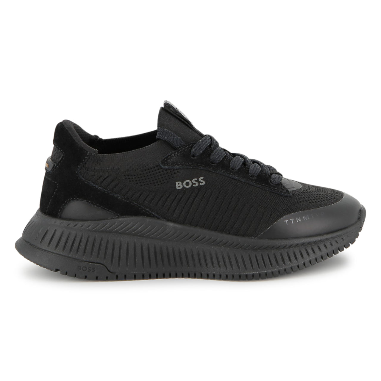 BOSS Tenis negros logo al tono