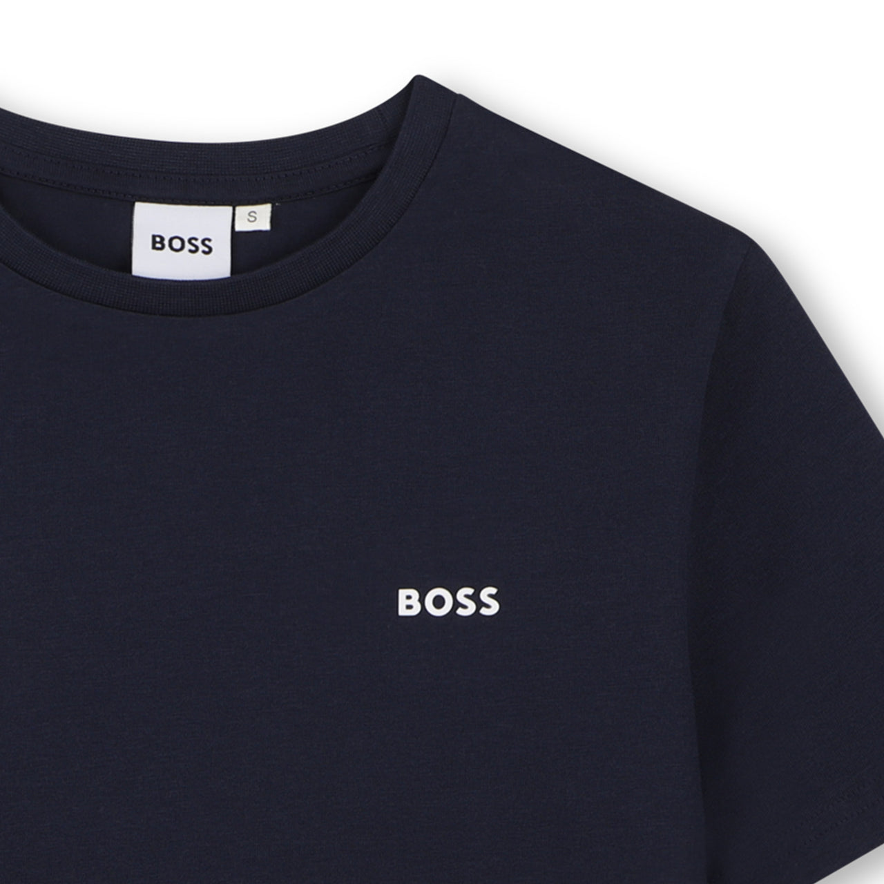 BOSS Playera para niño y teen basica marino