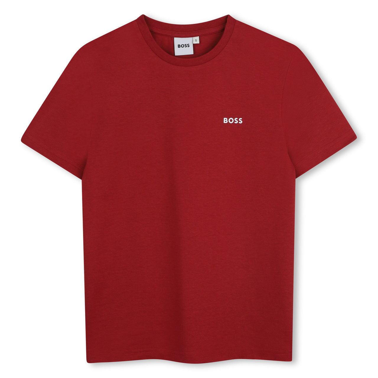 BOSS Playera para niño y teen basica ladrillo