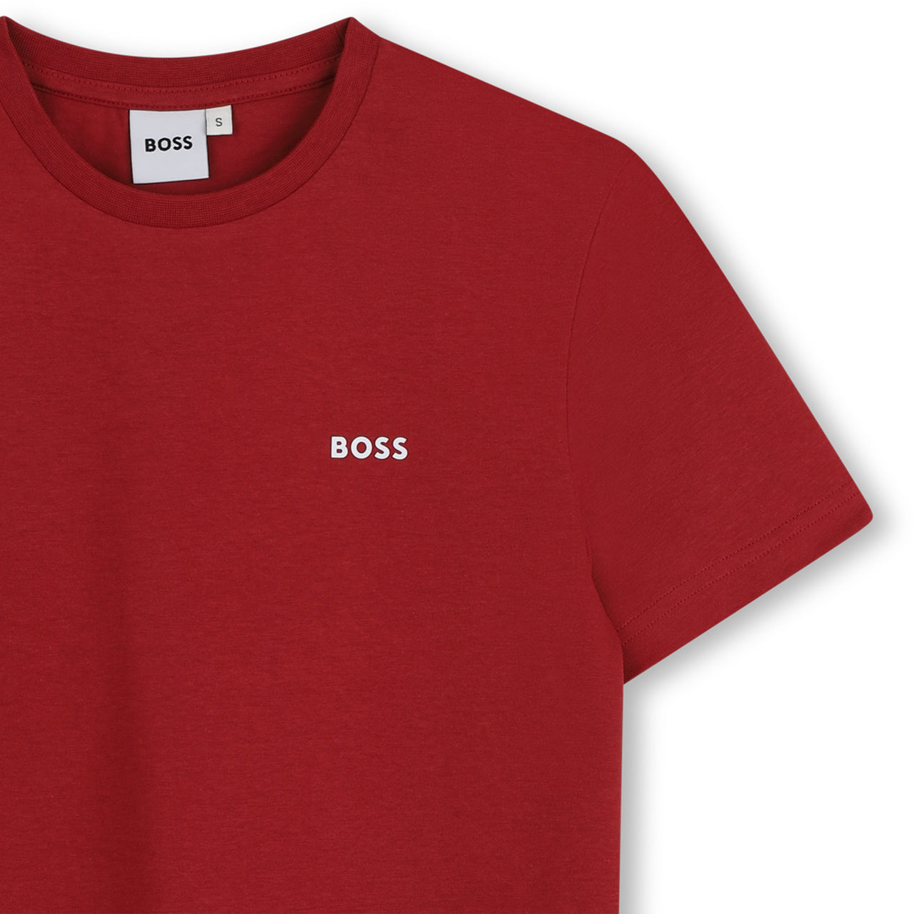 BOSS Playera para niño y teen basica ladrillo