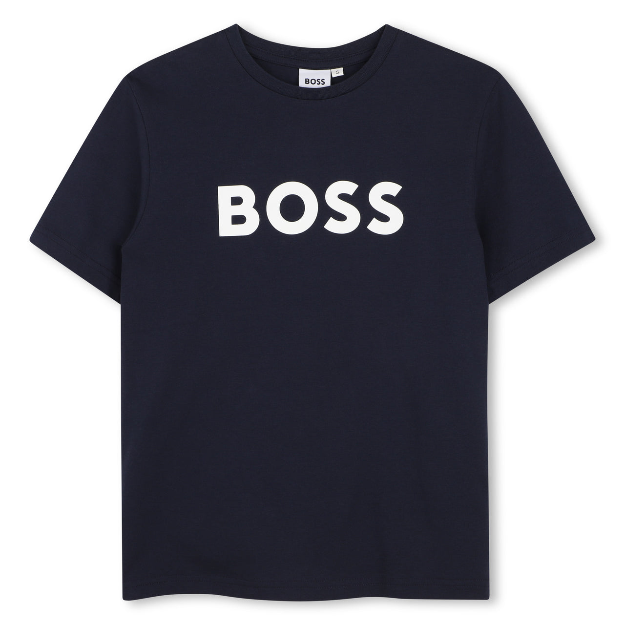 BOSS Playera para niño y teen clasica marino
