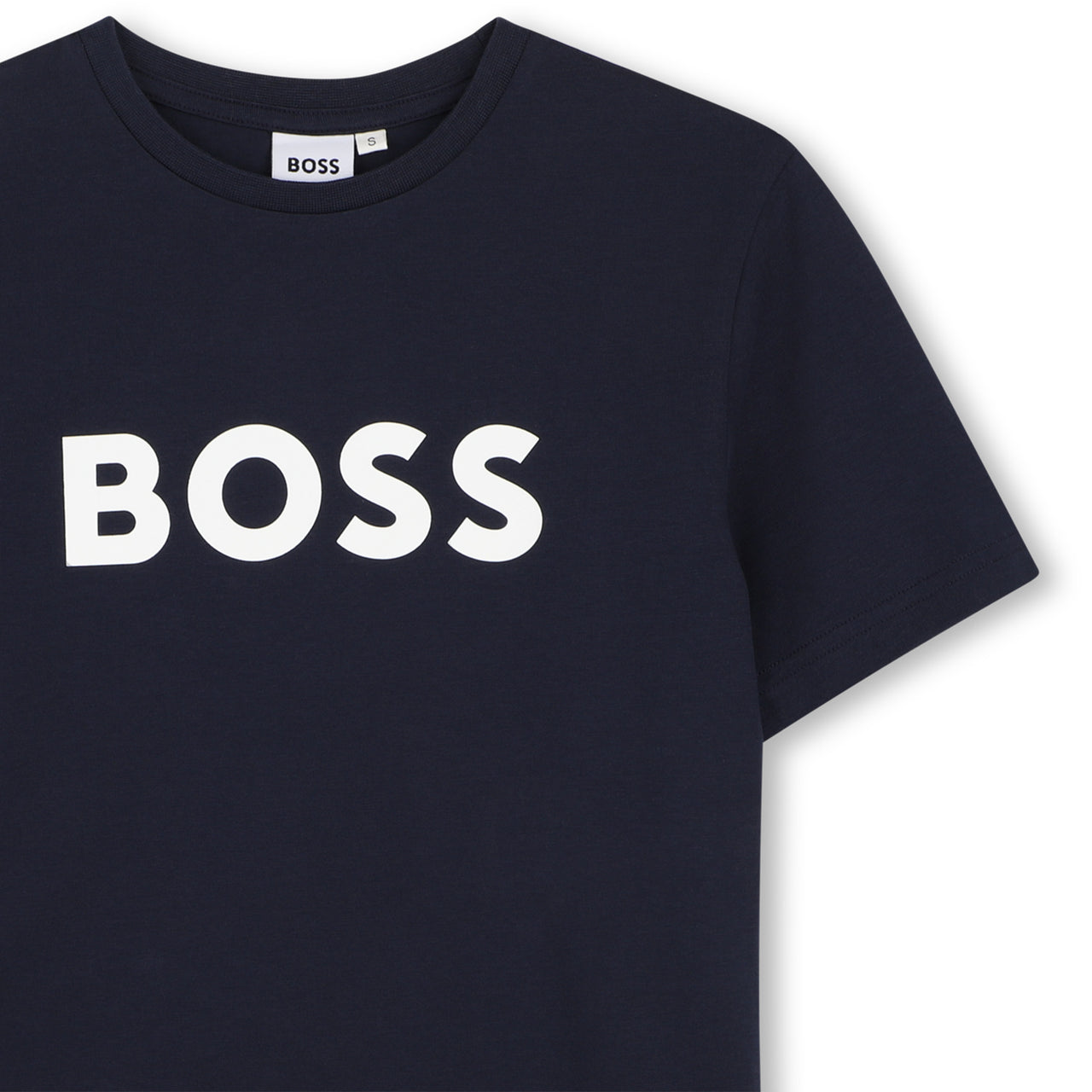 BOSS Playera para niño y teen clasica marino