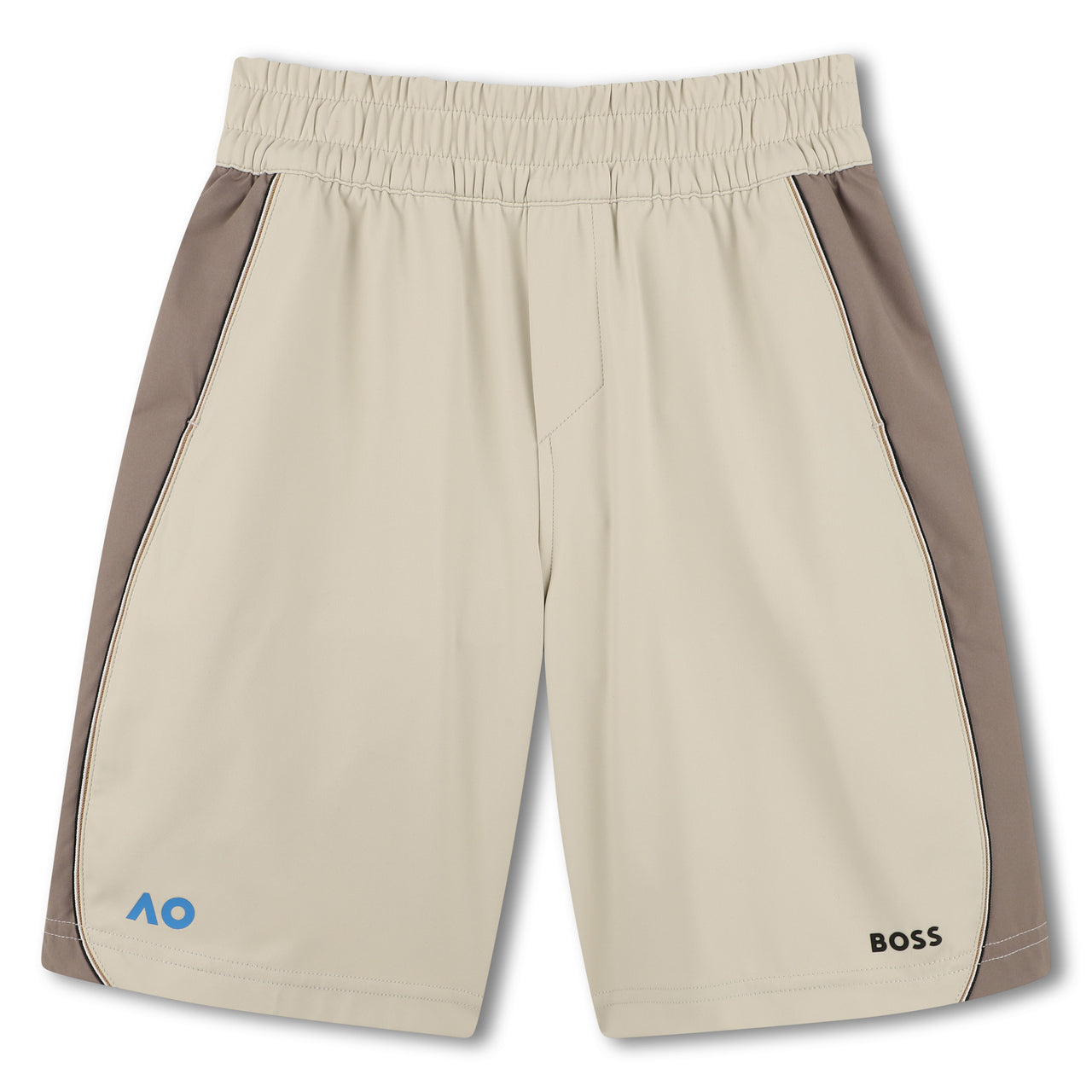 Boss Short para niño y teen tonos beige