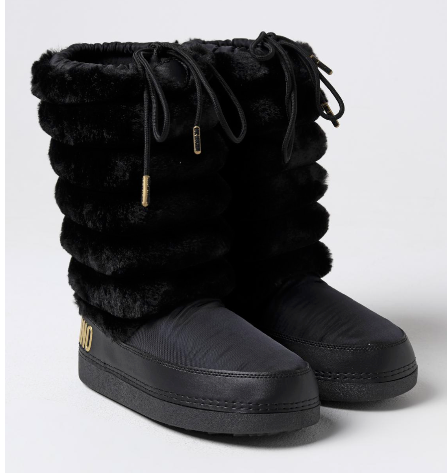 Bota para para mujer MOSCHINO negra