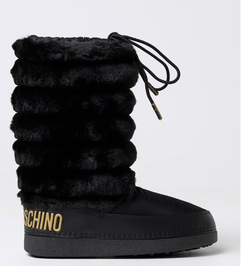 Bota para para mujer MOSCHINO negra