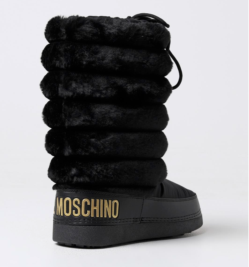 Bota para para mujer MOSCHINO negra