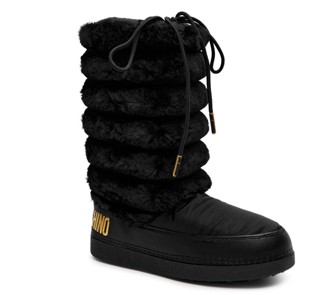 Bota para para mujer MOSCHINO negra