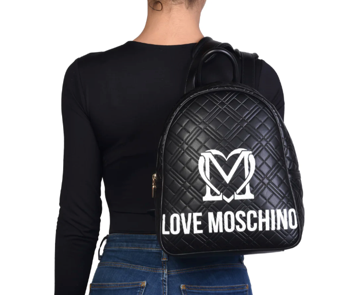 Bolsa para Mujer Moschino Negra tipo backpack