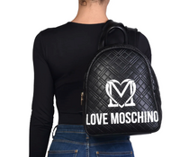 Thumbnail for Bolsa para Mujer Moschino Negra tipo backpack