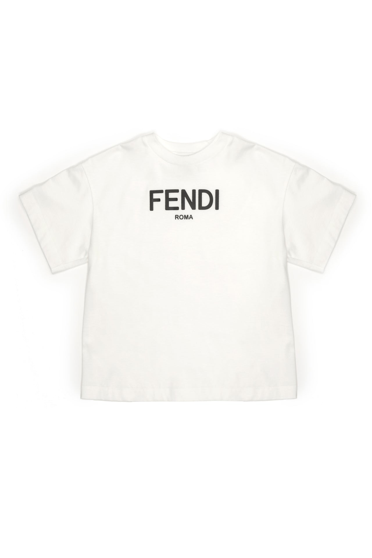 Playera FENDI para niños y Teens blanca