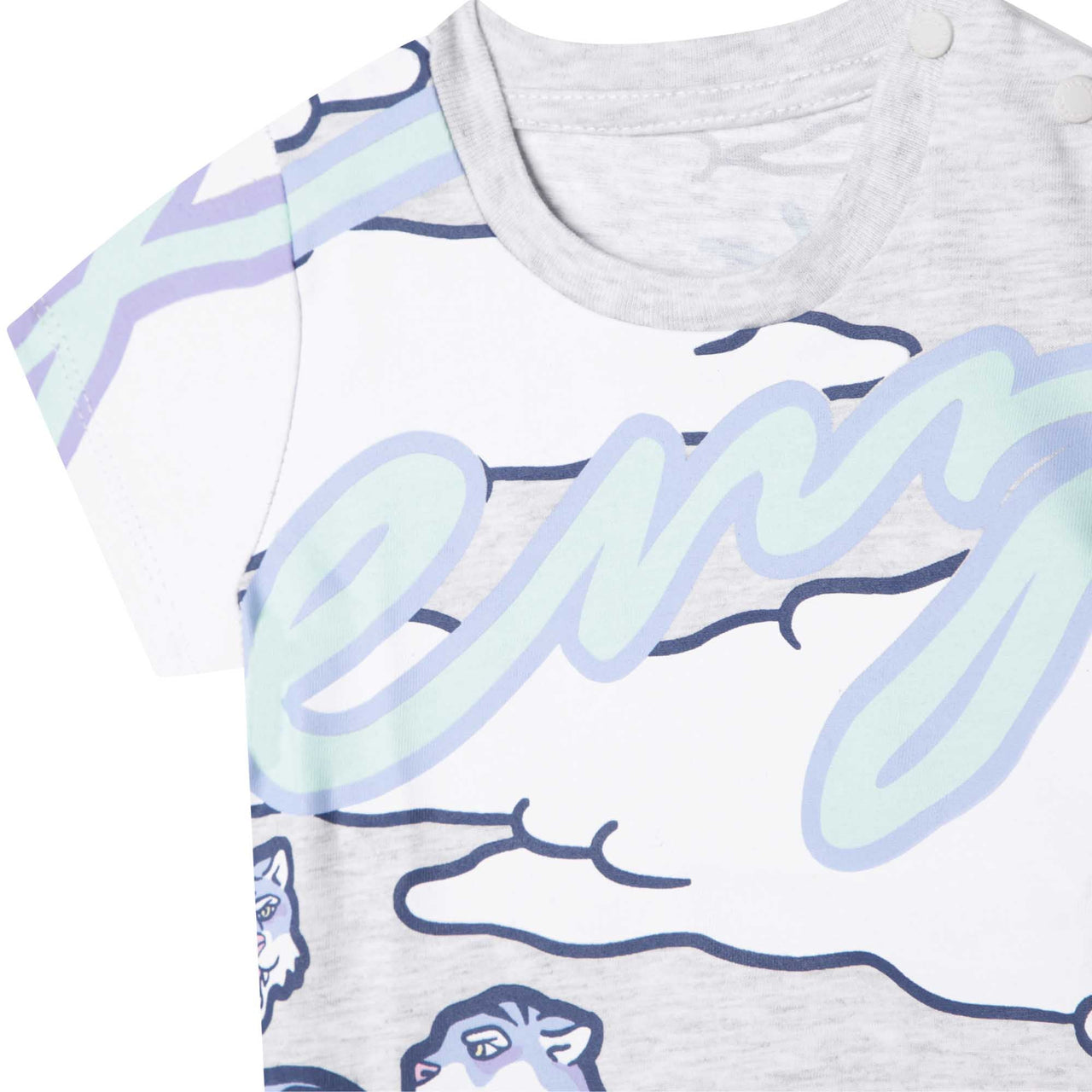 Playera KENZO gris para bebés